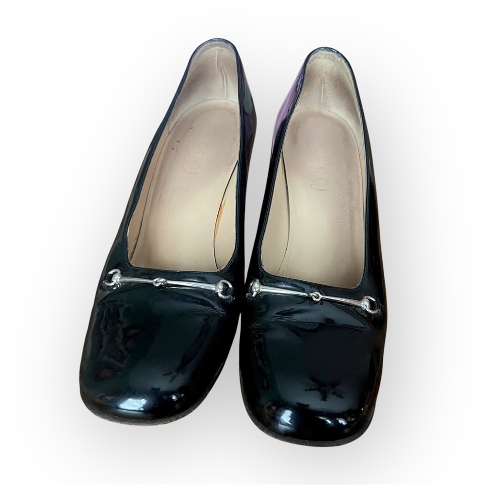 VTG GUCCI **AUTHENTIC** Patent Leather Pumps
